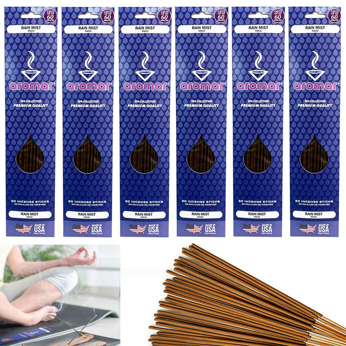 120 Incense Sticks China Rain Scent Premium Hand Dipped Burning Fragrance Aroma