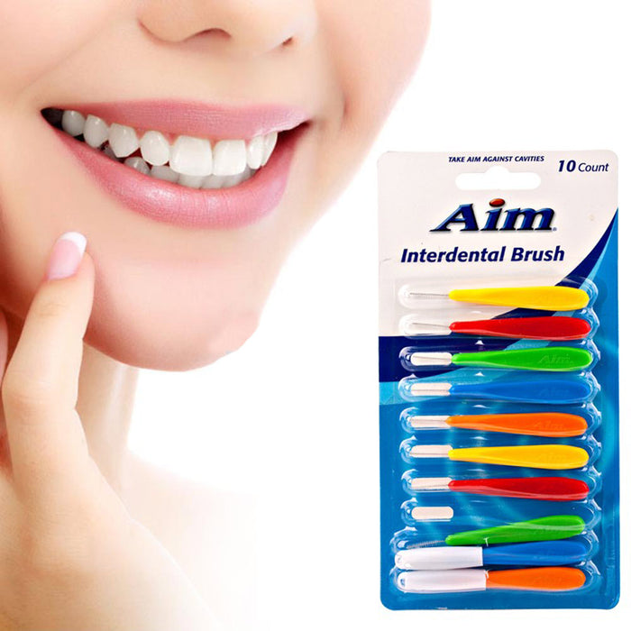 30Pc Professional Interdental Slim Brush Dental Cleaners Tight Teeth Mouthwash !