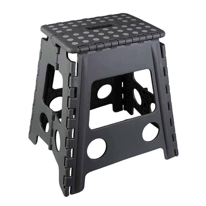 1 Pc Foldable Plastic Multi Purpose Folding Step Stool Sturdy Seat Home Kitchen