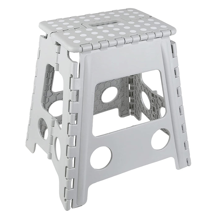 1 Pc Foldable Plastic Multi Purpose Folding Step Stool Sturdy Seat Home Kitchen