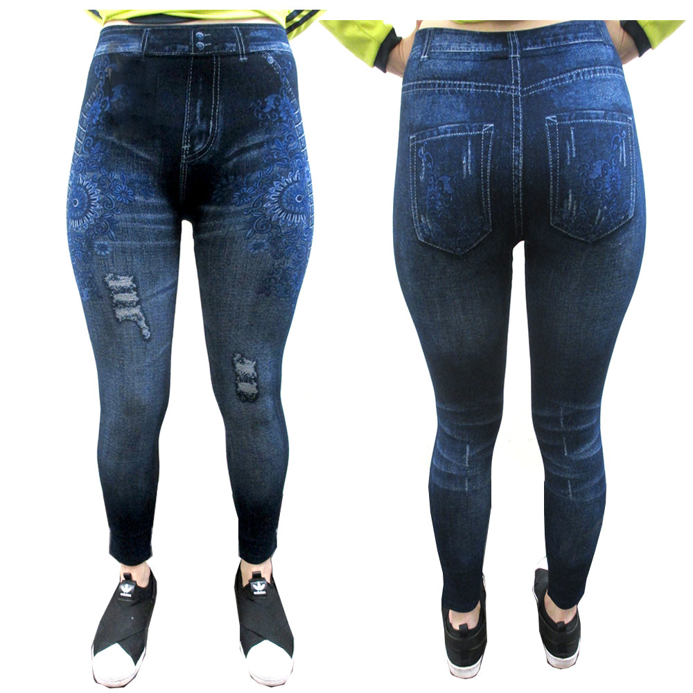 Women Stretchy Black Denim Jegging Skinny Jeans Pencil Pants Leggings Slim  Small