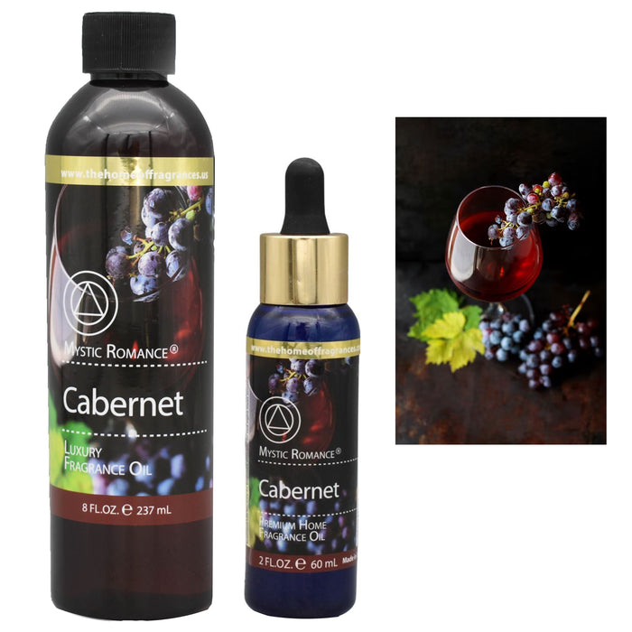 2 Luxury Cabernet Fragrance Oil Diffuser Refill Burner Candle Reed Concentrated