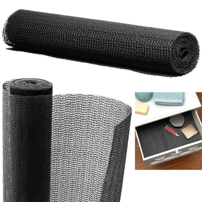 2 Grip Liner Non Slip Cushion Foam Drawer Shelf Mat Roll Lining Non Adhesive Pad