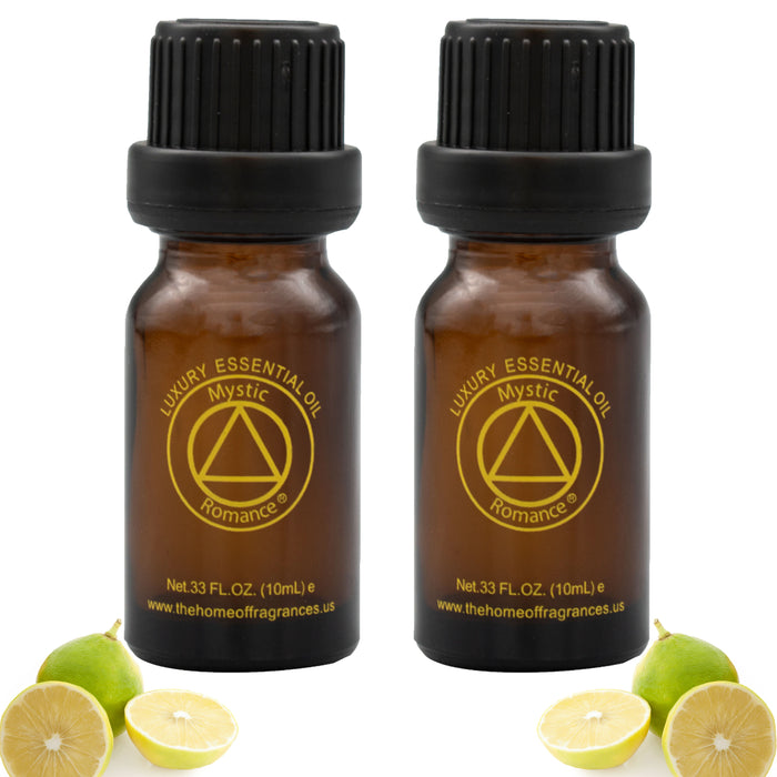 2 X 100% Pure Bergamot Essential Oil 10mL Natural Perfume Cologne Fragrance Skin