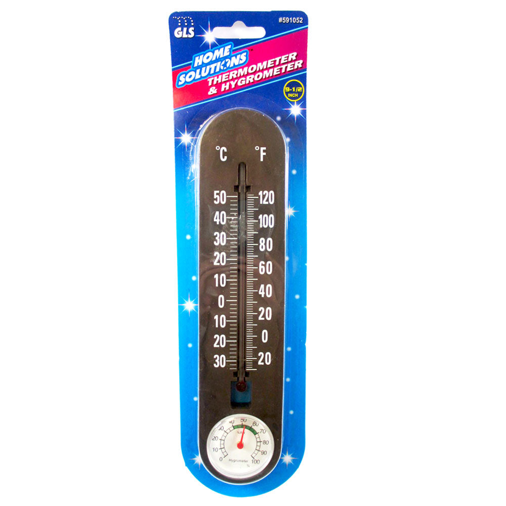 9-1/4-Inch Indoor/Outdoor Thermometer