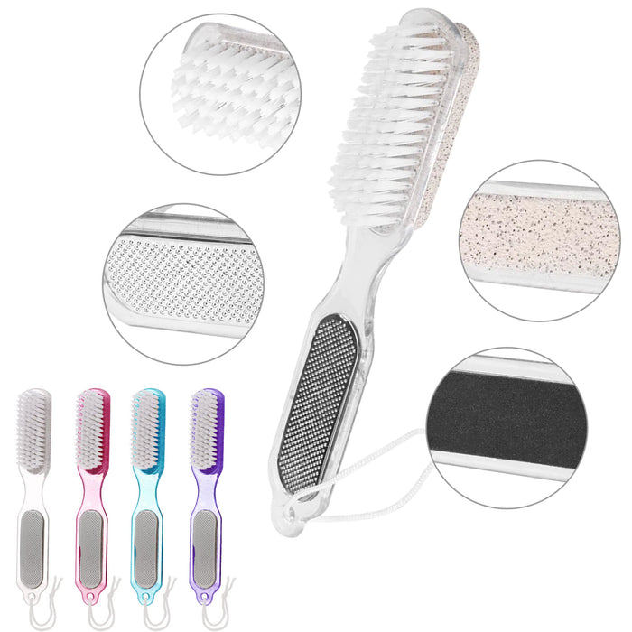 MAYU Foot File Callus Remover Foot Scrubber,Professional Pedicure Foot Rasp  Removes Cracked Heels,Dead Skin,Corn,Hard Skin,Pumice Stone for Feet Scraper  File Brush Tools for Wet and Dry Feet 