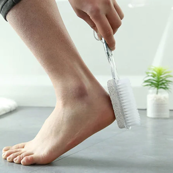 1 Pumice Stone Foot File Pedicure Callus Remover Scraper Dead Skin Scrub Brush