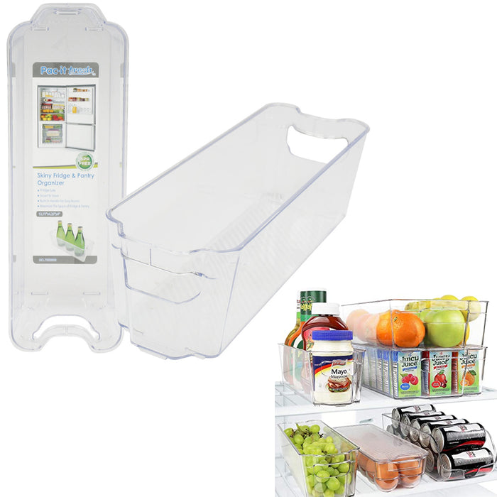 1pc Transparent Refrigerator Storage Box For , Cola, Soda Bottles