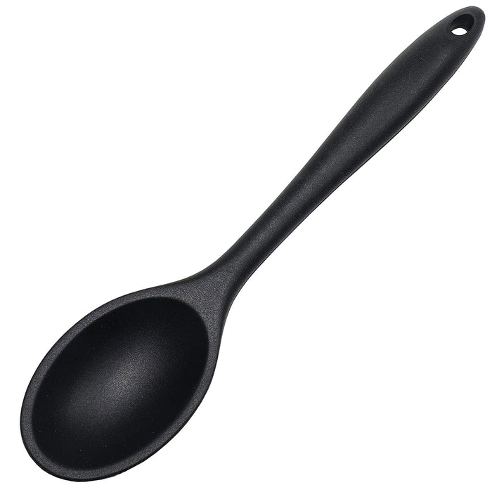 1 Silicone Basting Spoon Heat Resistant Non Stick Kitchen Cooking Server Utensil