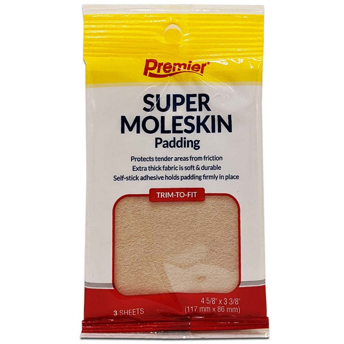 Kroger® Super Adhesive Moleskin Padding, 3 ct - Smith's Food and Drug