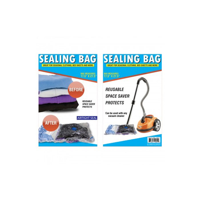 3 Pc Space Saver Saving Storage Bag Vacuum Seal Compressed Organizer Travel !