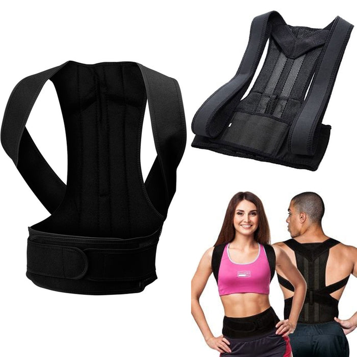 Posture Corrector Men Women Back Support Corrector Neck Back Pain Relieve 2XL