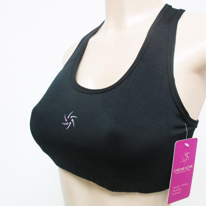 Womens Sports Bra Racerback Gym Workout Tank Top Active Wear Workout Gym Yoga XL