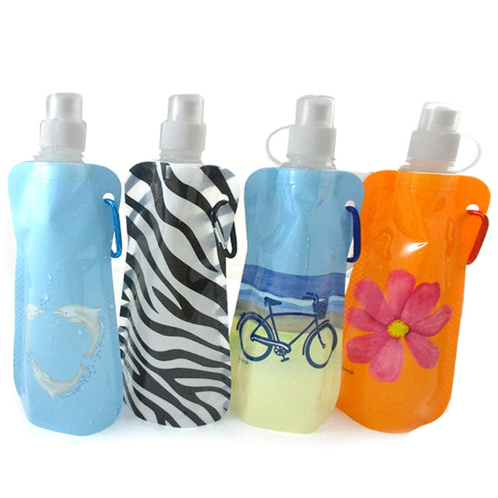 ATB 6 Water Canister Bottles Flexible Collapsible Foldable Reusable Bag BPA Free