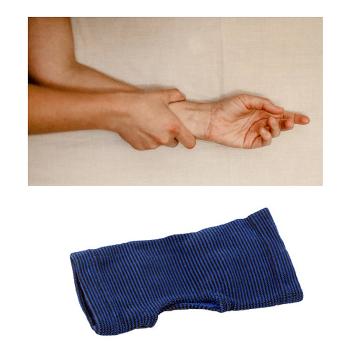 2 PC Wrist Hand Palm Elastic Compression Brace Carpal Tunnel Support Splint Pain