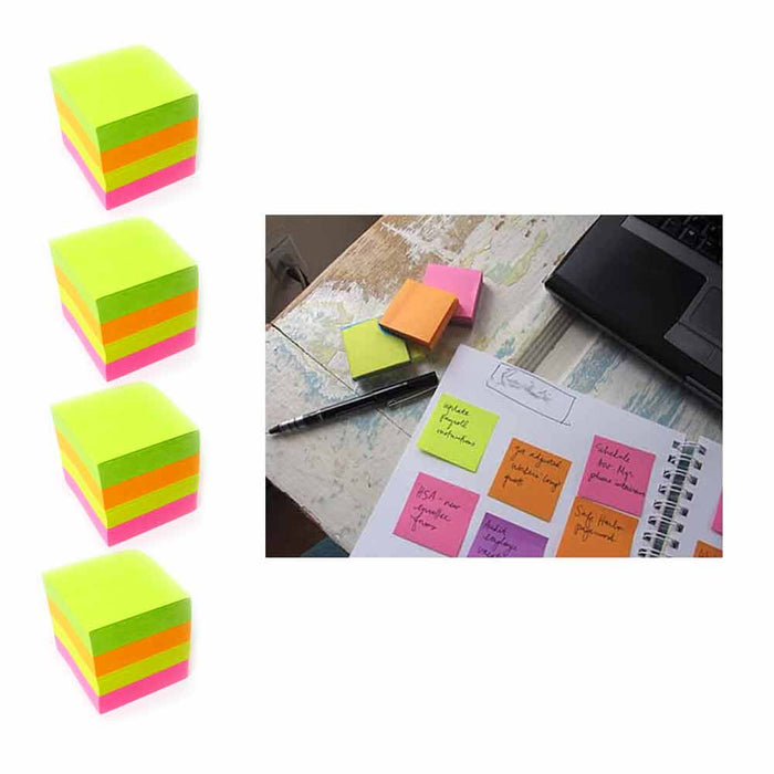 Post-it Notes super adhésives, 5,1 x 5,1 cm, 8 blocs, 2 fois plus