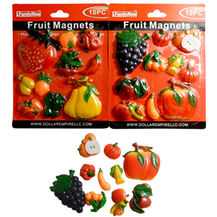 3 Pack Refrigerator Magnets Fruits Vegetables Magnet For Your Fridge 30 Pc Set