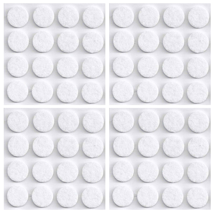 60 PC Round Felt Pads Small Self Adhesive Furniture Floor Scratch Protector