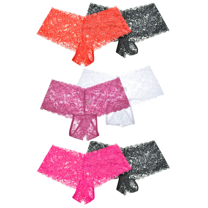 Women's Sexy Lace Cheeky Tong Panty
