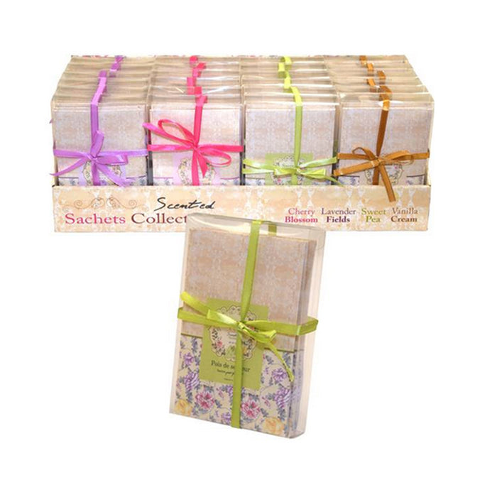 12 Scented Fragrance Sachet Bags Home Wardrobe Drawer Car Perfume Envelope Pouch