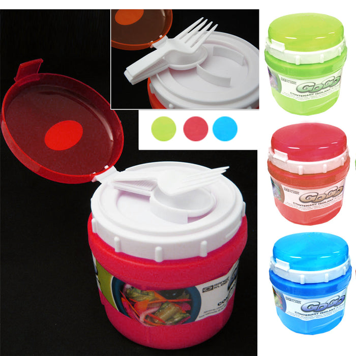 Stainless Steel Insulated Lunch Box Snack Soup Hot Food Portable