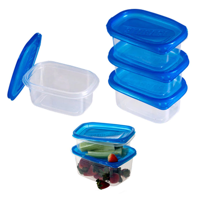 2 Sandwich Holder Container Keeper Lunch Box Snack Food Storage Hinged Reusable, Red