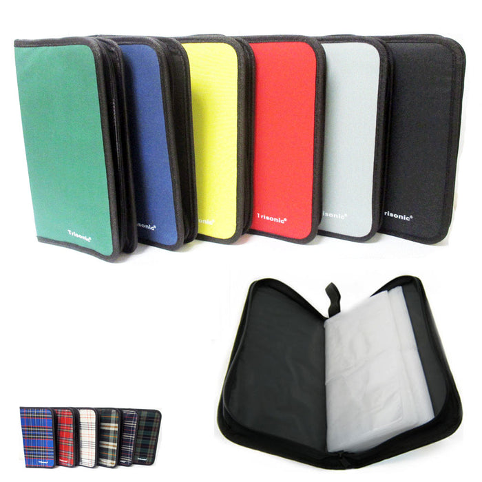 1 x 64 Disc CD Case Holder DVD Storage Wallet Organizer Book Media Case Bag New