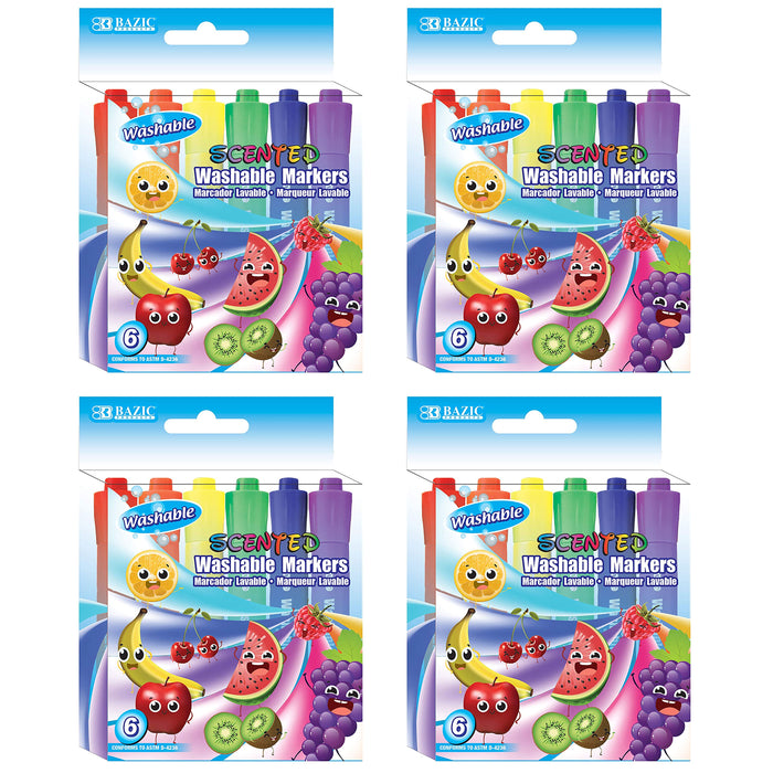 Fine Line Markers, Kids Classic Assorted Color Paint Markers Washable -set  Of 24
