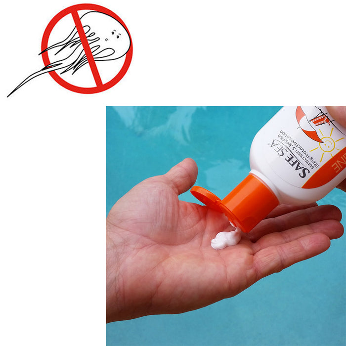 1 Safe Sea Sunscreen Jellyfish Sting Protection SPF50 Lice Lotion Prevent Sting