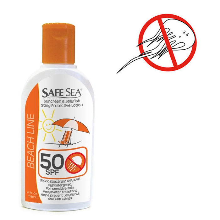 1 Safe Sea Sunscreen Jellyfish Sting Protection SPF50 Lice Lotion Prevent Sting