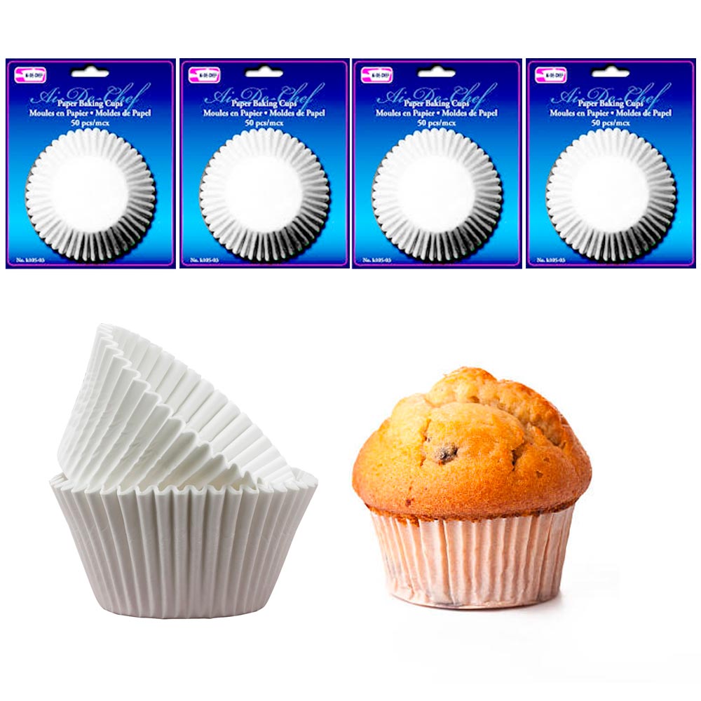 100 Pc Baking Cups Cupcake Liners Paper Molds Muffin Parchment Bake Pa —  AllTopBargains