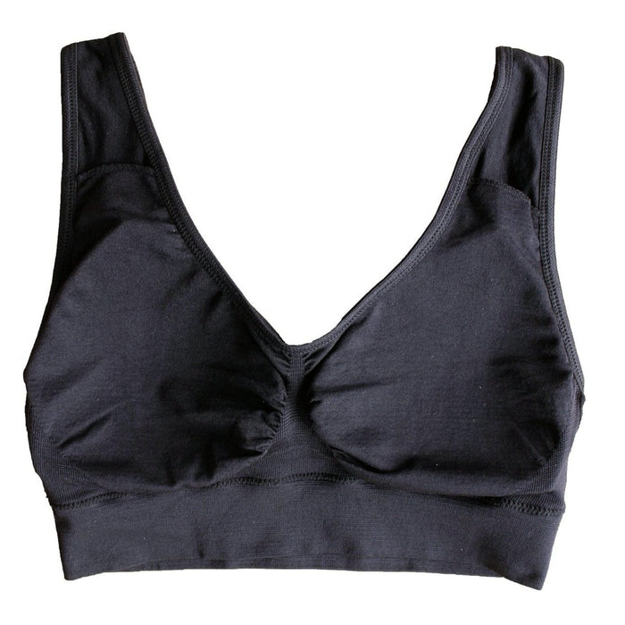 3 Pack Seamless Super Comfy Sports Bra with Removable Pads Free
