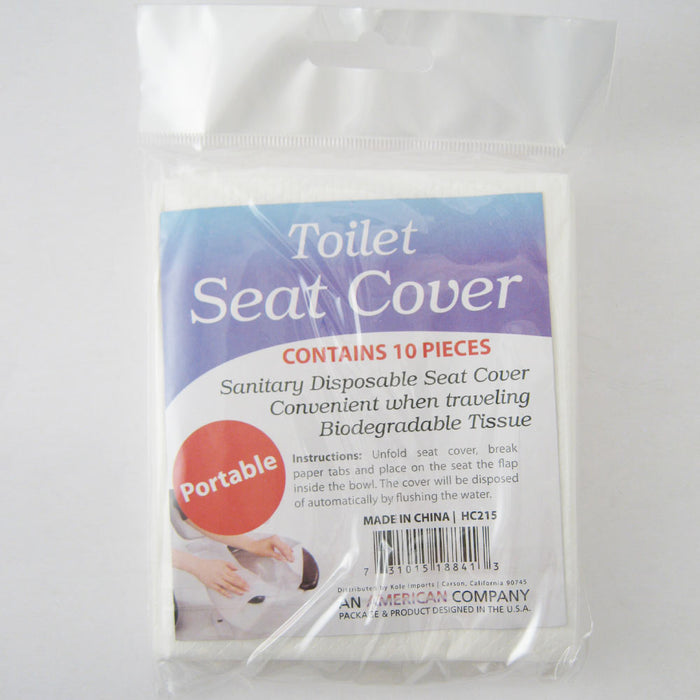 50 Sheets Toilet Seat Cover Disposable Paper Flushable Liner Pad Bathroom Travel