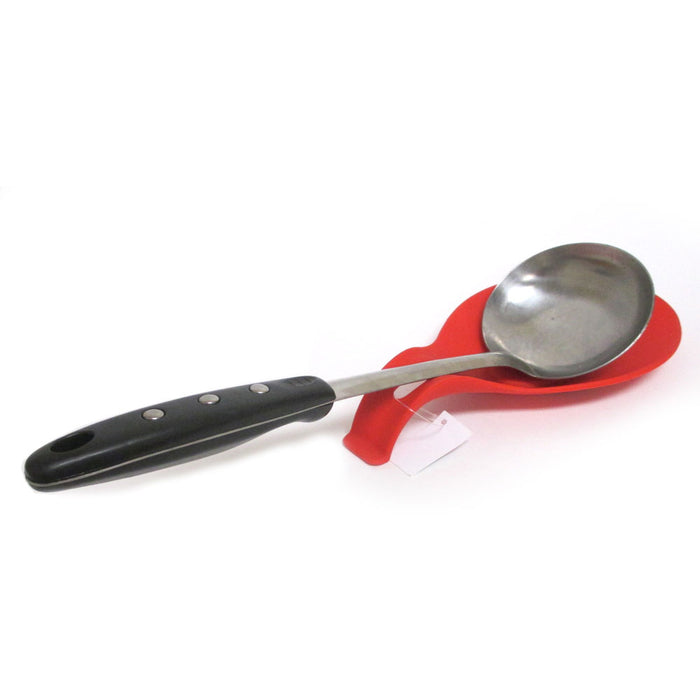 Kitchen Silicone Spoon Rest ,Spoon Holder, Flexible Almond-Shaped Silicone  Kitchen Spoon Holder, Cooking Utensil Rest Ladle Spoon Holder