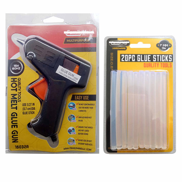 30 PC Hot Melt Glue Sticks Glue Gun Large 7.75 x 11mm Clear