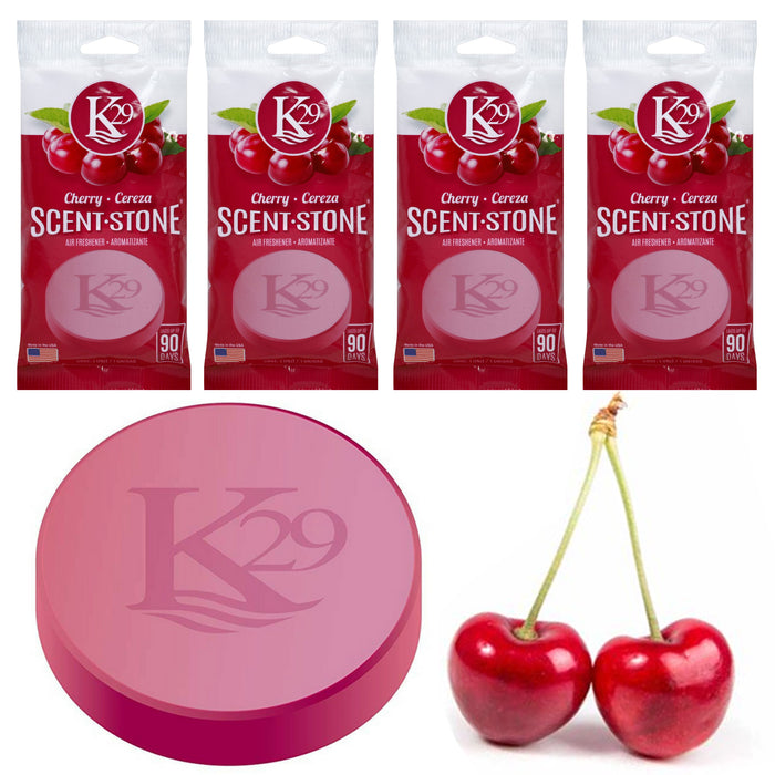 4 X Cherry Scent Stones K29 Keystone Natural Air Freshener Aroma Odor Eliminator