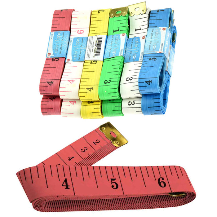 Soft Dual Sided Metric Inch Retractable Measuring Tape - Brilliant Promos -  Be Brilliant!