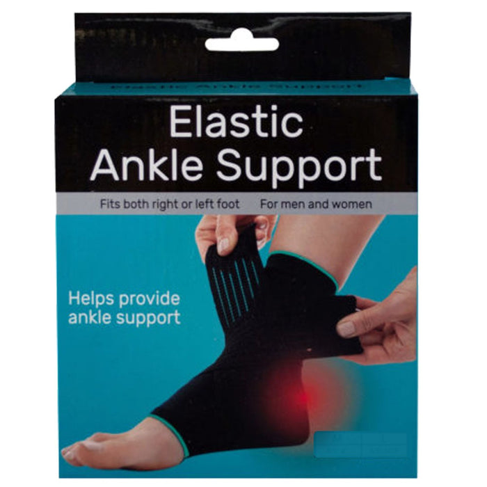 2 Elastic Ankle Support Adjustable Brace Sports Wrap Compression Protection M