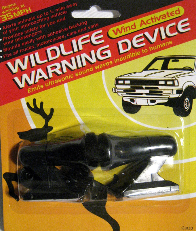 2PC Ultrasonic Deer Warning Whistles Animal Wildlife Alert Device Car  Safety New 