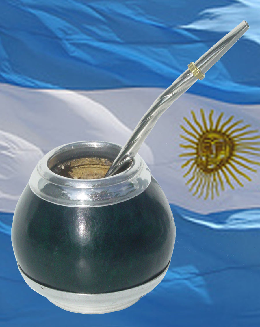 1 Argentina Mate Gourd Cup Straw Bombilla Yerba Rosamonte Nobleza Gaucha  Tea Kit